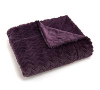 Amadeus - Plaid Chevron 130x170 Prune