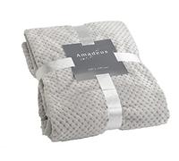 Amadeus Plaid Collection Damier gris clair 130 x 170 cm