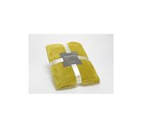 Plaid damier 130x170 olive - - Vert - Polyester