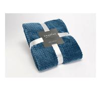 Plaid damier Amadeus - Bleu nuit