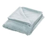 Plaid Damier bleu glacier 130x170 cm - Amadeus - Bleu - Polyester Bleu G