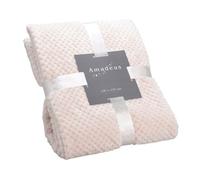 Plaid Damier crème 170x240 cm - Amadeus