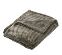Plaid Damier new kaki 130x170 cm - - Vert - Polyester