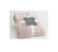 Plaid damier vieux rose 170x240 cm