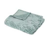 Plaid Déco Flanelle Ryo 180x230cm Bleu Givre