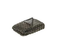 Plaid Diana kaki 130x170 cm - - Vert - Polyester