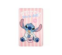 Plaid - DISNEY - LILO ET STITCH - 100 x 150 cm - Rose - Polaire 100% Polyester