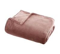 Plaid Doux Uni "Flanel" 130x180cm Rose