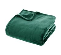 Plaid Doux Uni "Flanel" 180x230cm Vert