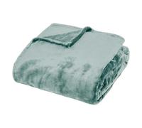 Plaid en Flanelle Cuddly 180x230cm Bleu Givré