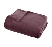 Plaid en Flanelle Uni Ollis 130x180cm Violet