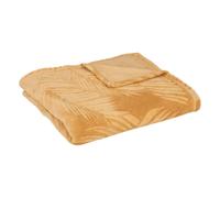 Plaid en Flanelle Zoa 125x150cm Ocre