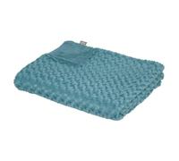 Plaid en Fourrure bou Bleu Orage 180 x 230 cm - Atmosphera