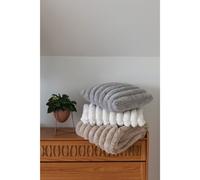Plaid En Polyester Lin 130 X 160 Beige