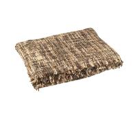 Plaid en Tweed Cosy 130x180cm Marron & Beige