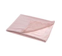 Plaid enfant rétro rose100x75 cm