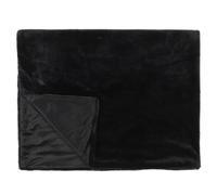 Plaid fausse fourrure collection OPULENCE 120x150 cm coloris noir