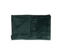 Plaid Flanelle 150x200cm Embossé Motif Feuilles Vet Sapin - FLONY -