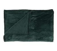 Plaid Flanelle 150x200cm Embossé Motif Feuilles Vet Sapin - FLONY -