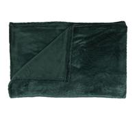 Plaid Flanelle Embosse Roméo 150x200cm Vert Sapin