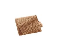 Plaid Flanelle en Relief Mini Frosty 125x150cm Camel