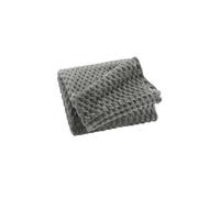 Plaid Flanelle en Relief Mini Frosty 125x150cm Gris