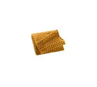 Plaid Flanelle en Relief "Mini Frosty" 125x150cm Ocre