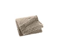 Plaid Flanelle en Relief Mini Frosty 125x150cm Taupe