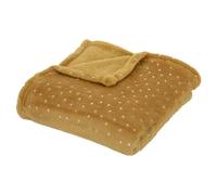 Plaid Flanelle Enfant Berlingot 75x100cm Ocre