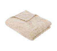 Atmosphera - Plaid Flanelle Roy Beige 125x150cm