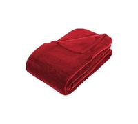 Atmosphera – Plaid microfibre 180x230 cm – Rouge