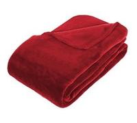Atmosphera - Plaid - Microfibre - Rouge - 180x230 cm