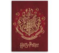 Plaid - HARRY POTTER - 110x140 cm - 100% polyester - Rouge - Enfant
