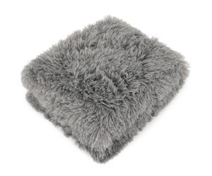 Plaid imitation fourrure 120x150 cm LICIA Gris