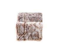 Douceur d'Intérieur, Plaid Chaud Hiver (180 x 220 cm) Antartic Choco, Imitation Fourrure et Polaire