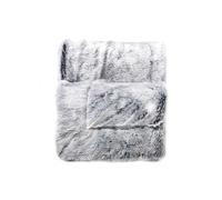Plaid Imitation Fourrure Antartic 180x220cm Gris