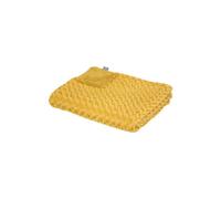 Plaid Imitation Fourrure Bou 180x230cm Ocre
