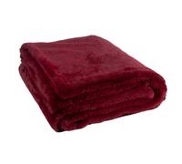 Plaid Imitation Fourrure Cutie 130x180cm Bordeaux