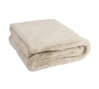 Plaid Imitation Fourrure Cutie 130x180cm Gris Clair