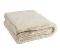 Plaid Imitation Fourrure Cutie 130x180cm Gris Clair