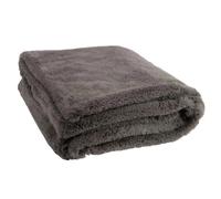 Plaid Imitation Fourrure Cutie 130x180cm Gris Foncé