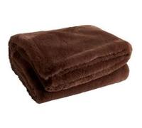 Plaid Imitation Fourrure Cutie 130x180cm Marron