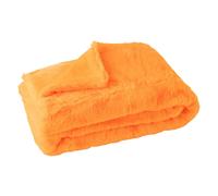 Plaid Imitation Fourrure Cutie 130x180cm Orange Fluo