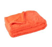 Plaid Imitation Fourrure Cutie 130x180cm Rouge Fluo
