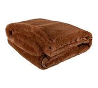 Plaid Imitation Fourrure Cutie 130x180cm Sienna