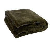 Plaid Imitation Fourrure Cutie 130x180cm Vert Kaki