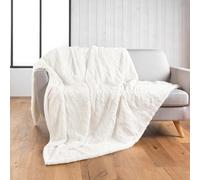 Plaid Imitation Fourrure Foxy 180x220cm Naturel