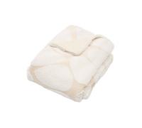 Plaid imitation fourrure Galets Boucly 120x160cm Beige Polyester