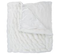 Plaid Imitation Fourrure Luxury 140x200cm Blanc