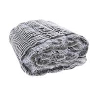 Plaid Imitation Fourrure Opulence 120x150cm Gris